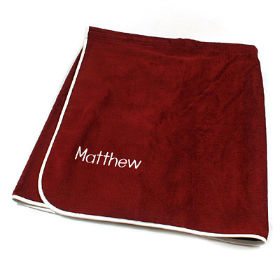 Terry Velour Spa Wrap for the Guys